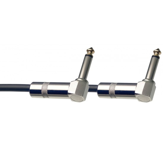 Stagg SPC010L DL гитарный патч шнур, jack-jack, длина 10 см