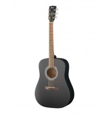 Cort AD810 BKS акустическая гитара, корпус дредноут, цвет черный матовый
