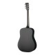 Cort AD810 BKS акустическая гитара, корпус дредноут, цвет черный матовый