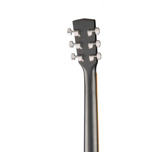 Cort AD810 BKS акустическая гитара, корпус дредноут, цвет черный матовый