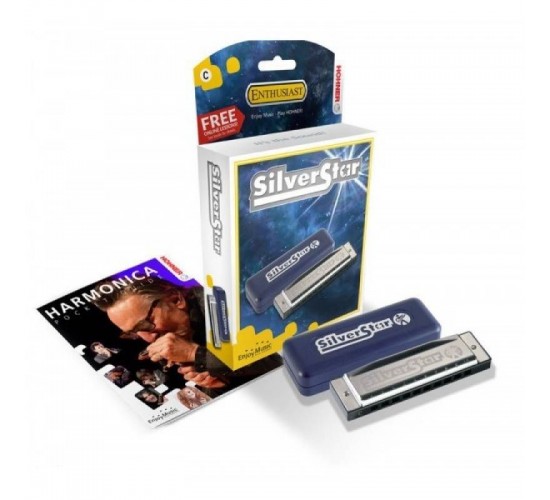 Hohner M50406X Silver Star 504/20 F губная гармошка