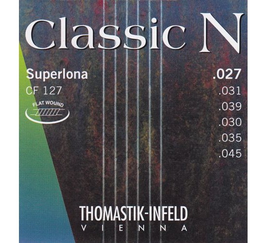 Thomastik CF127 Classic N Комплект струн для акустической гитары, нейлон/хромированная сталь 027-045
