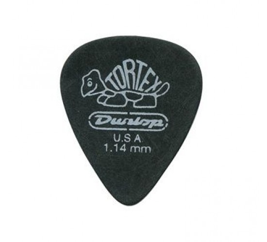 Dunlop Tortex Pitch Black Standard медиатор, толщина 1,14мм