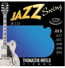 Thomastik JS113 Jazz Swing Комплект струн для акустической гитары, Medium, сталь/никель, 13-53