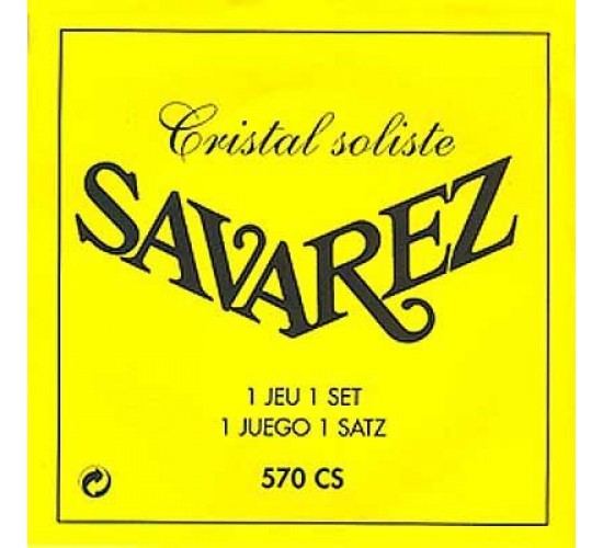 Savarez 570CS Cristal Soliste Yellow high tension струны для классической гитары нейлон