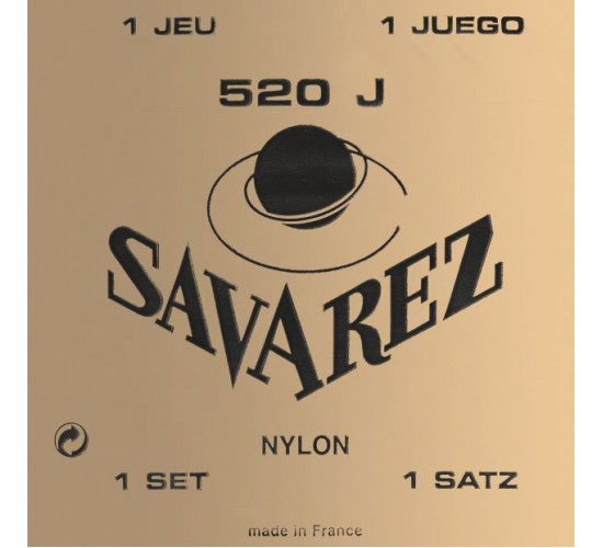 Savarez 520J Carte Jaune Traditional Yellow very high tension струны для классической гитары нейлон