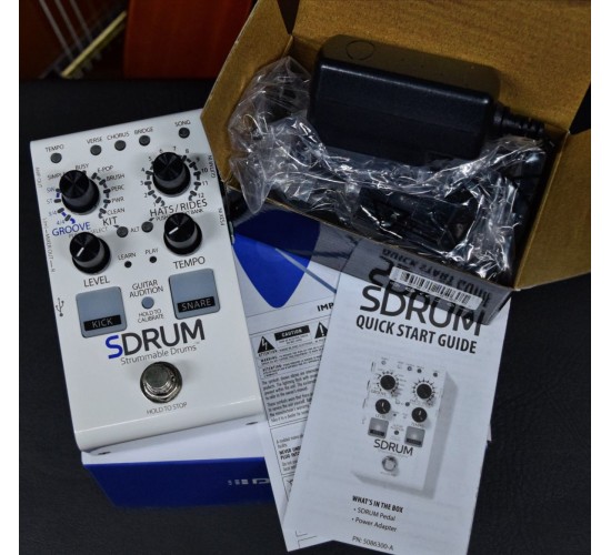 DigiTech SDRUM Strummable Drums гитарная педаль, эмулятор барабанной установки/аккомпаниатор