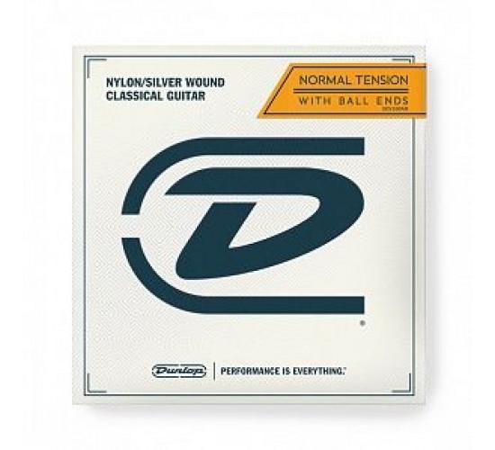 Dunlop DCV100NB Performance Series комплект струн для классической гитары, посребр.медь, шарики