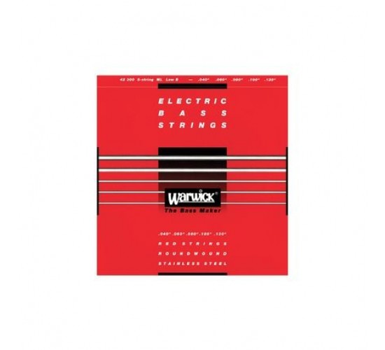 Warwick 46300ML5B струны для 5-струнного баса Red Label 40-130, никель