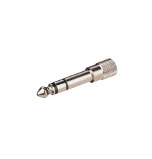 Soundking CC309-1 Переходник (разъем переходной) 6,35мм стерео штекер - 3,5мм стерео гнездо