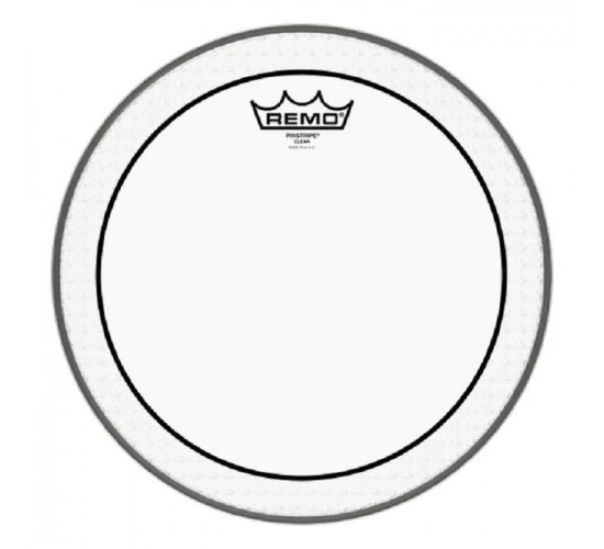 Remo Pinstripe 12" Clear двойной прозрачный пластик