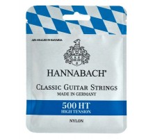 Hannabach 500HT комплект струн для классической гитары, посеребренная медь, сильное натяжение