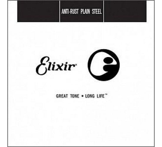 Elixir 13011 Anti-Rust Отдельная струна для гитары, сталь, .011
