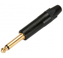 Neutrik NP2X-B-D разъем 1/4" Jack 6.35 мм, профессиональный, 2-х контактный (моно) (без инвид.упак.)