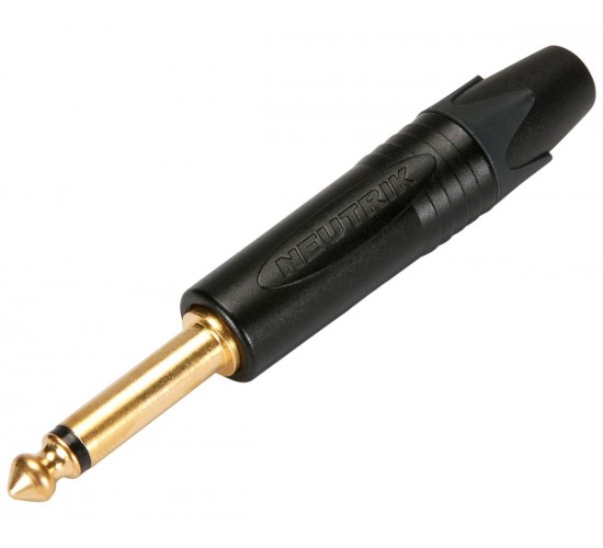 Neutrik NP2X-B-D разъем 1/4" Jack 6.35 мм, профессиональный, 2-х контактный (моно) (без инвид.упак.)