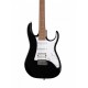 Homage HEG340BK Электрогитара Ibanez SSH, цвет черный