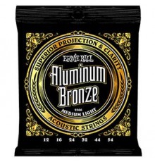 Ernie Ball 2566 струны для акуст.гитары ALUMINUM BRONZE MEDIUM LIGHT(12-16-24w-32-44-54)