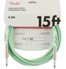 Fender 15 Original Instr. Cable SFG Surf Green инструментальный кабель, зеленый, длина 4.5м