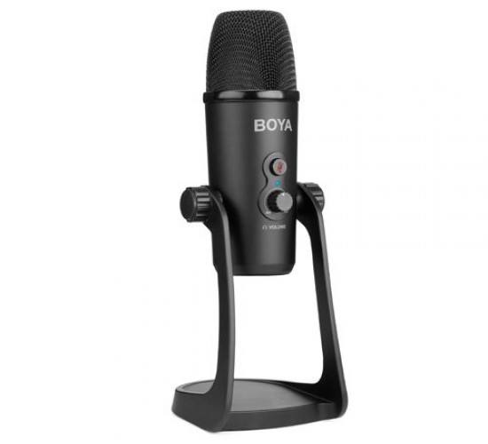 Boya BY-PM700 конденсаторный USB микрофоном совместимый с компьютерами Windows и Mac.