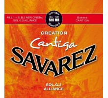 Savarez 510MR Creation Cantiga Комплект струн для классической гитары, норм.натяжение, посеребр.