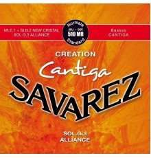 Savarez 510MR Creation Cantiga Комплект струн для классической гитары, норм.натяжение, посеребр.