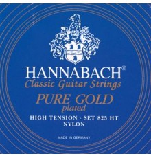 Hannabach 825HT Blue PURE GOLD Комплект струн для классической гитары нейлон/позолоченные