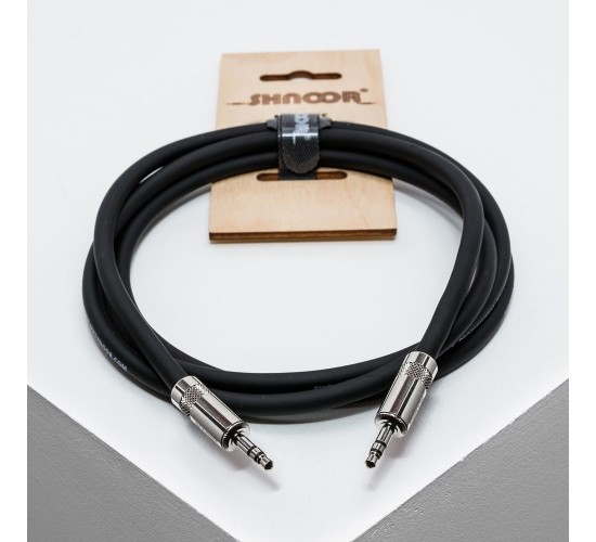 Shnoor MJMJ-S-1,5m кабель акустический 3,5мм male - 3,5мм male (стерео), 1.5м