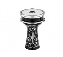 Meinl HE-052 Mini Darbuka Барабан дарбука 4 1/4« x 7 3/4», алюминий, черный, гравировка