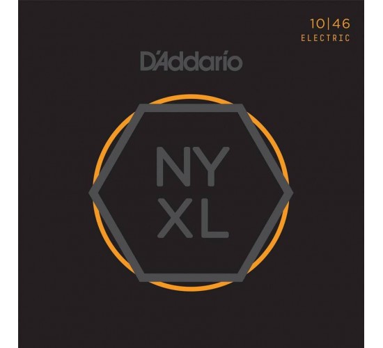 D'Addario NYXL1046 Комплект струн для электрогитары, никелированные, Regular Light, 10-46.