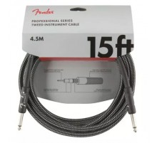 Fender 15' Professional Inst CBL GRAY TWD инструментальный кабель, серый твид, длина 4.5м