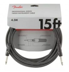 Fender 15' Professional Inst CBL GRAY TWD инструментальный кабель, серый твид, длина 4.5м