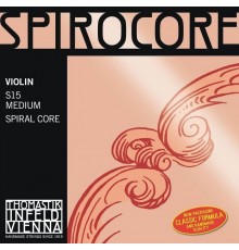 Thomastik S15 Spirocore Комплект струн для скрипки размером 4/4, среднее натяжение