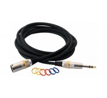 Rockcable RCL30386 D6 M BA Кабель XLR(M) - стерео джек 1/4, балансный, 6 метров