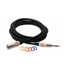 Rockcable RCL30386 D6 M BA Кабель XLR(M) - стерео джек 1/4, балансный, 6 метров