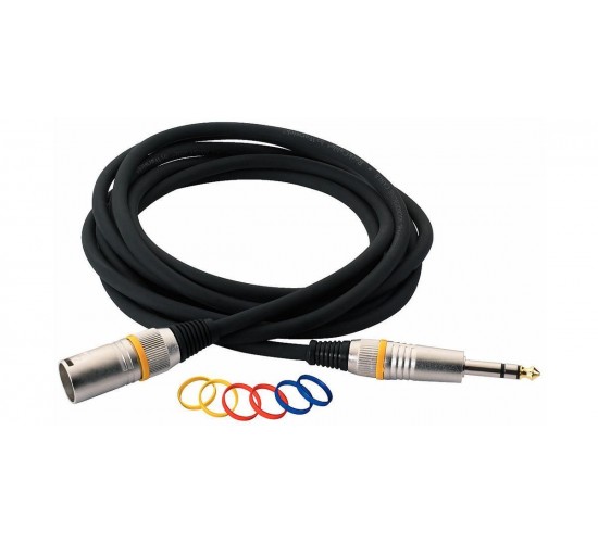 Rockcable RCL30386 D6 M BA Кабель XLR(M) - стерео джек 1/4, балансный, 6 метров