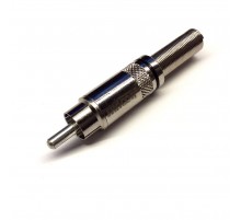 Shnoor SRCM-Seco-B Разъем на кабель RCA male, черное кольцо