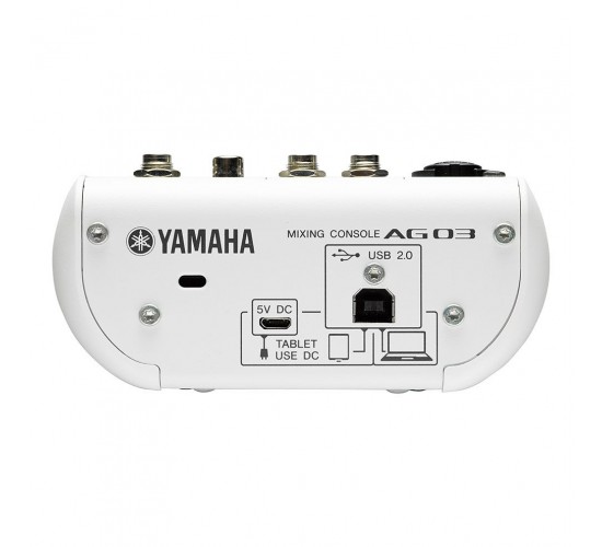 Yamaha AG03 Многоцелевой 3-канальный микшер с USB-аудиоинтерфейсом