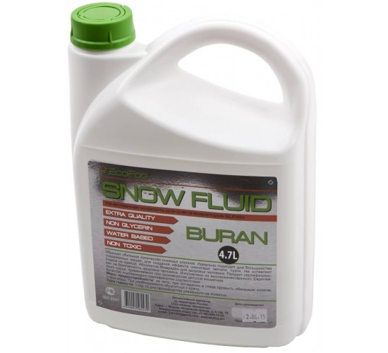 EcoFog EF-Buran жидкость для генераторов снега, кан. 4,7л