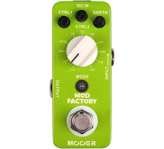 Mooer Mod Factory (MKII) мини-педаль эффектов модуляции (11 в 1)