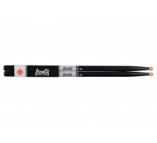 Leonty LB5BW 5B Барабанные палочки, граб, деревянный наконечник, черные