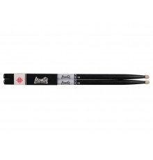 Leonty LB5BW 5B Барабанные палочки, граб, деревянный наконечник, черные