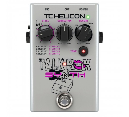 TC Helicon Talkbox Synth педаль эффектов для гитары и вокала, синтезатор эффекта Talkbox