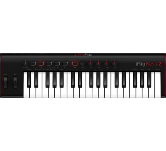 IK Multimedia iRig Keys 2 USB MIDI-клавиатура для Mac/PC и iOS/Android, 37 уменьшенных клавиш