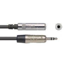 Stagg NAC3MPSMJSR аудио шнур, 3 м, mini stereo jack (F) - mini stereo jack (M)