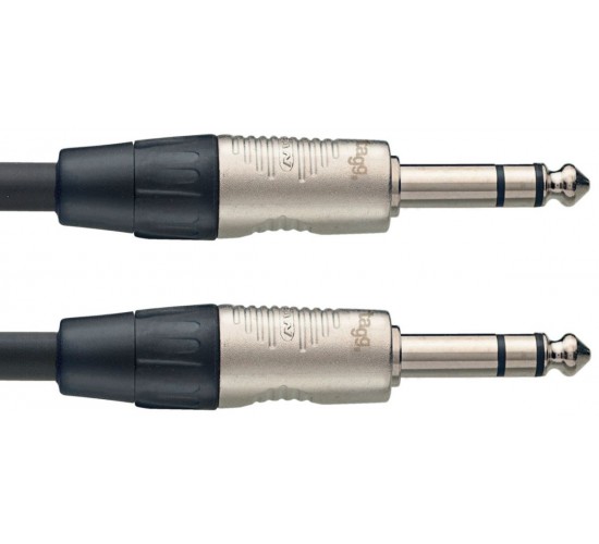 Stagg NAC6PSR аудио кабель, 6 метров, stereo jack (M) - stereo jack (M)