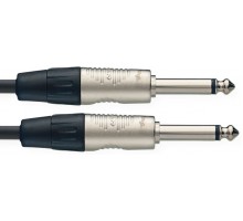 Stagg NPC030R гитарный патч шнур, jack-jack, 30 см.