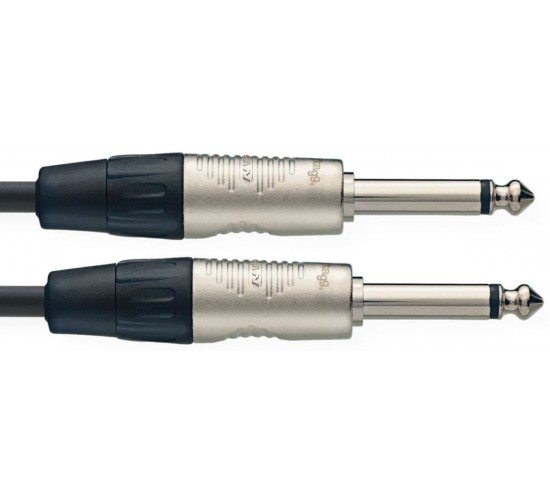 Stagg NPC030R гитарный патч шнур, jack-jack, 30 см.
