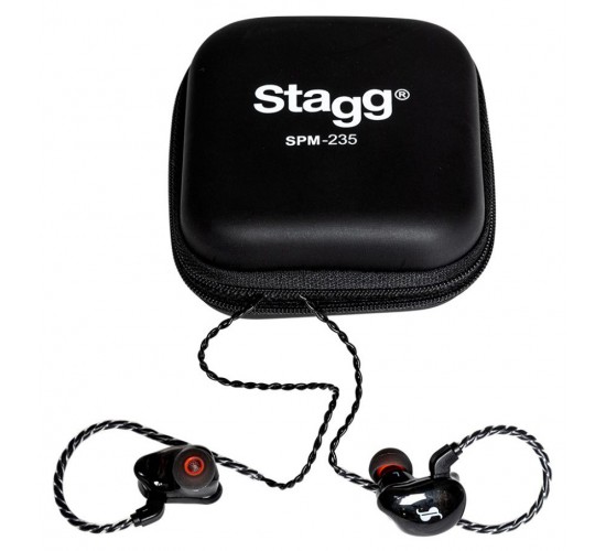 Stagg SPM-235 BK внутриканальные ушные мониторы, цвет черный