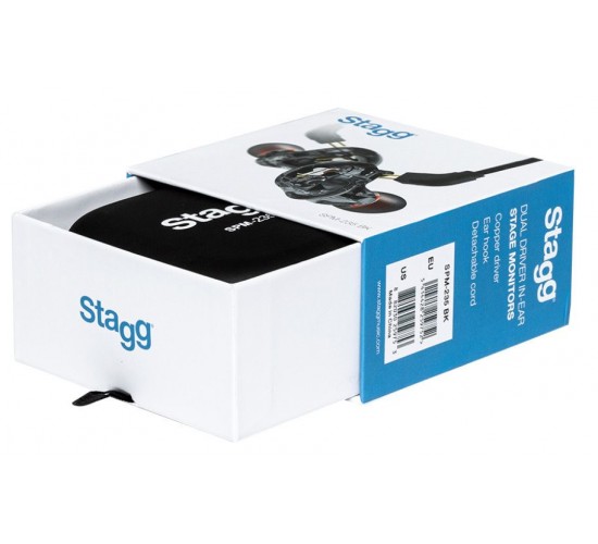 Stagg SPM-235 BK внутриканальные ушные мониторы, цвет черный