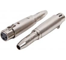 Force CFA-010 Переходник XLR(F) - Jack 1/4"(F) моно